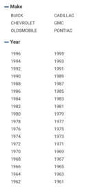 Door Hinge Repair Kit, Chevy, GMC, Buick, Cadillac, Oldsmobile, Pontiac