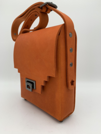 Handtas oranje messenger hand/cross body bag