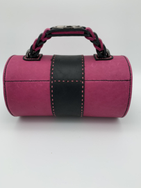 Handtas Hot pink round hand/schoulder bag