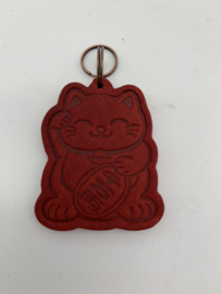 Lucky cat sleutelhanger in 19 verschillende kleuren