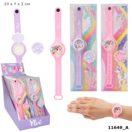 Ylvi lipbalm armband Paars