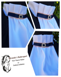 Plastron Harmonica Strap Blauw/Rosé