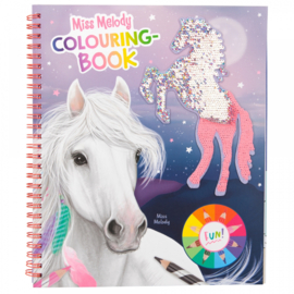 Miss Melody kleurboek met Pailletten