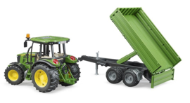 John Deere 5115M met kieptrailer