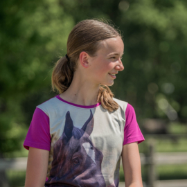 T-Shirt Horsy met Paardenprint