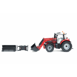 Massey Fergusson 6616 met verwisselbare accesoires