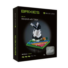 Brixies Windmolen met Tulpen
