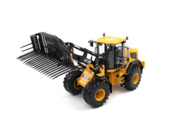 JCB 435S Stage V Wiellader/Shovel met Grasvork