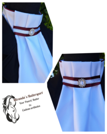 Plastron Harmonica Strap Bordeaux Rood (1)