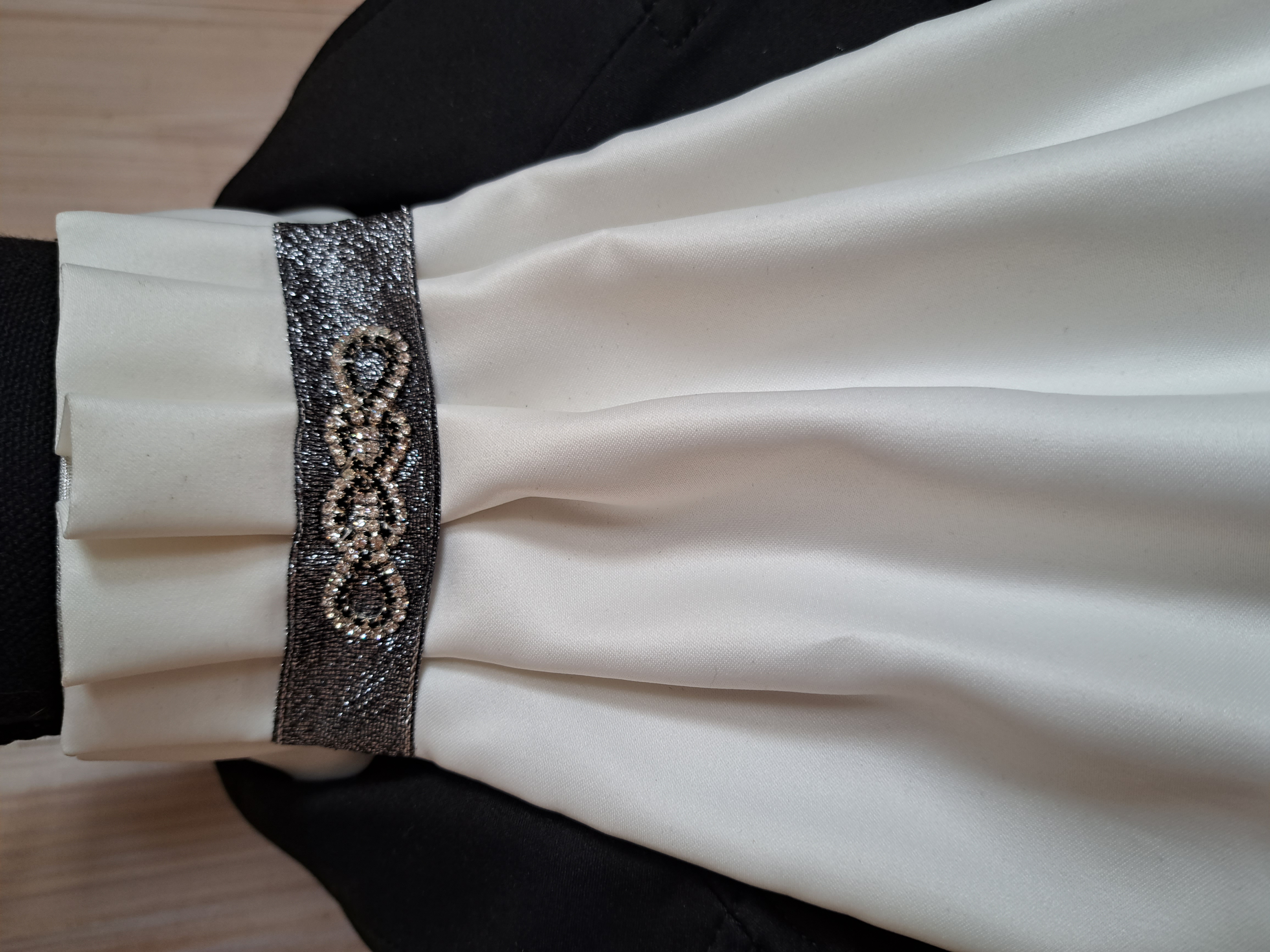 Plastron Harmonica Strap Champagne/Grijs