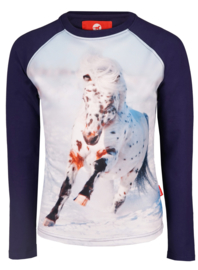 Long Sleeved/trui met Paarden print