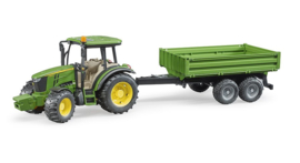 John Deere 5115M met kieptrailer