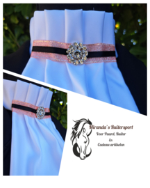 Plastron Harmonica Strap Zwart/Rosé