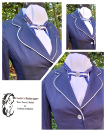 Plastron Nouveau Donkerblauw