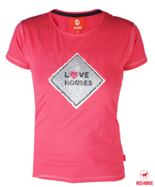 T-Shirt Caiber met Paardenprint
