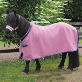 Fleecedeken Princess roze