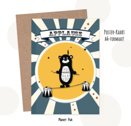 Dorus de Beer - Applause! | A4 Poster / XXL Wenskaart
