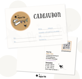 Planet Puk Cadeaubon