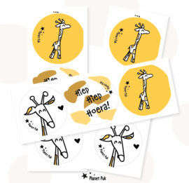 Sluitsticker MIX - Nala de Giraffe