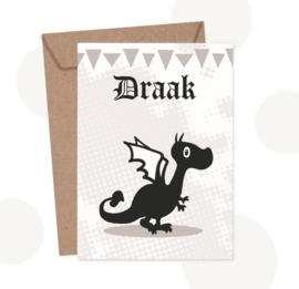 Draakje | A4 Poster / XXL Wenskaart