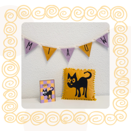 Hoshi de Kat kinderkamer decoratie, op maat gemaakt