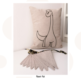 Dino-decoratie set - Diplodocus | 2-delig