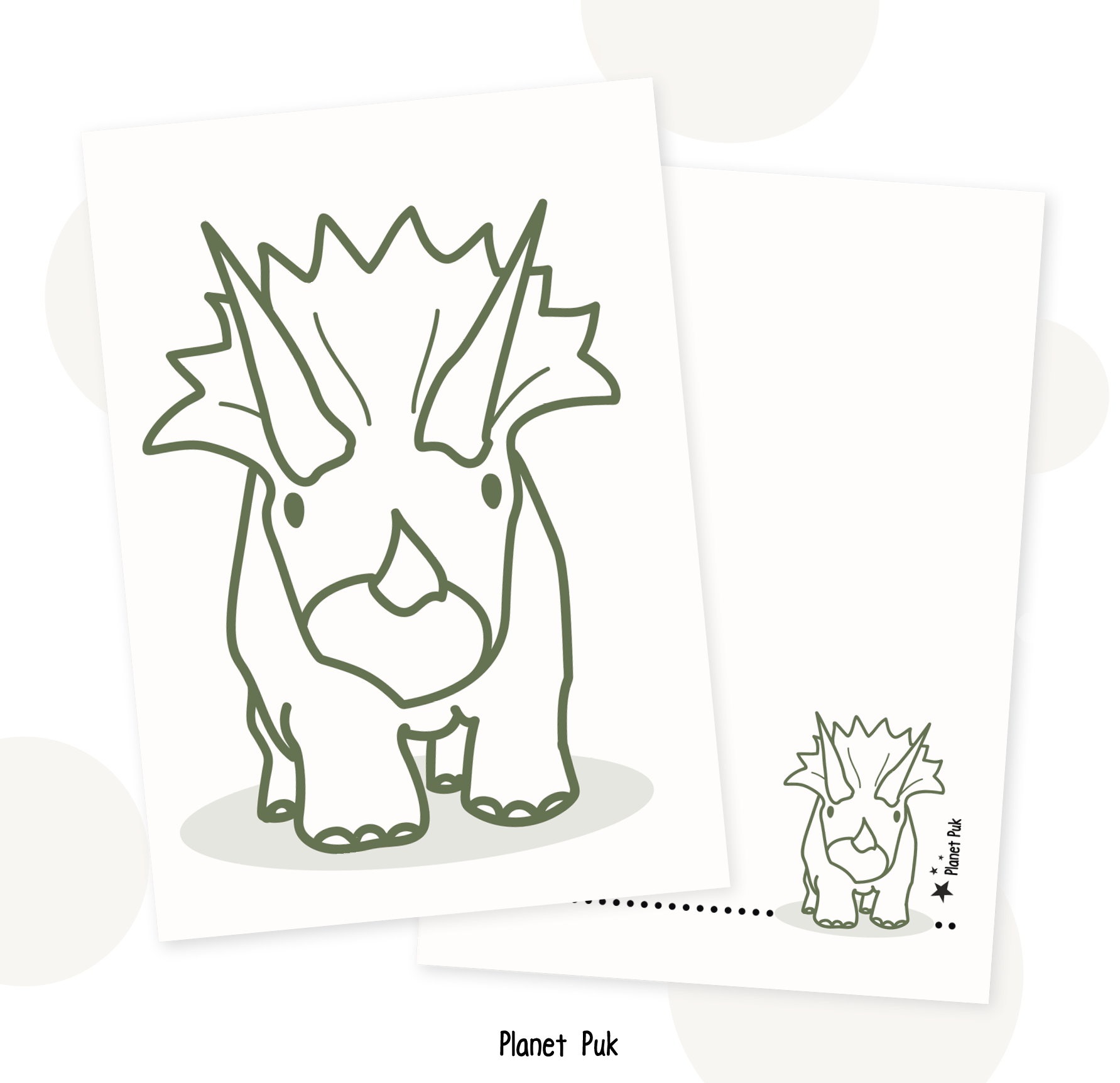 Cadeauset  Boys will be Boys! - Dinokamer decoratie