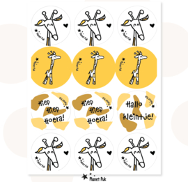 Sluitsticker MIX - Nala de Giraffe