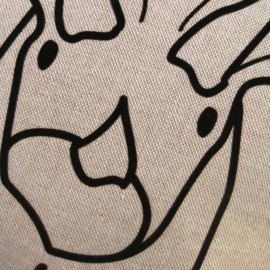Decoratie-, Cadeauset Terry Triceratops met gratis kaart!  |  Beige / Bruin