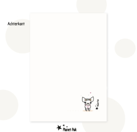 A5 Kaart - Queenie De Chihuahua  | Wenskaart