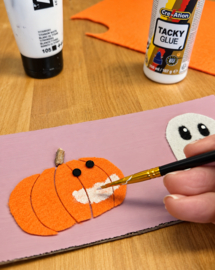 Halloween Tegeltje - Kids Workshop
