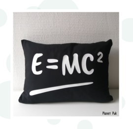 Kussentje E=MC² - 30 x 40 cm