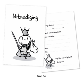 Uitnodiging Ridder - Verjaardag | Kinderfeestje