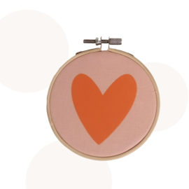 Wandring Hart Peach / Oranje | 11 cm