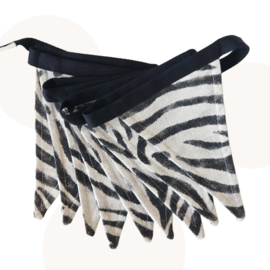 Vlaggenlijn Zebraprint - 2 meter