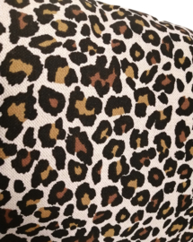 Kussen Panterprint | Beige, Okergeel, Brique | 30 x 50 cm | Sierkussen | Handgemaakt