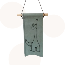 Daantje Diplodocus - kinderkamer decoratie, op maat gemaakt | Dinokamer