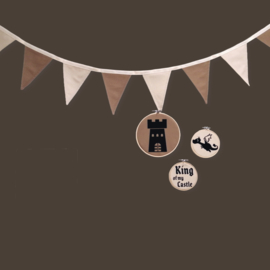4-Delige Decoratieset - King of my Castle | Jongenskamer