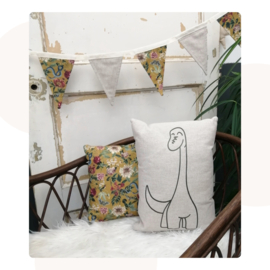 Daantje Diplodocus - kinderkamer decoratie, op maat gemaakt | Dinokamer