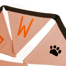 Mimi de Poes vlaggenlijn – Peach - 1.75 mtr.