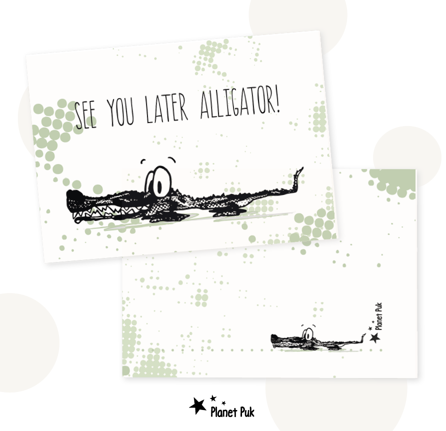 Cadeauset Alexander Alligator met gratis kaart!