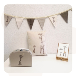 Koffertje met kleine Giraffe