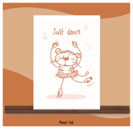 A4 Poster-Kaart | Tijgertje Lilly - Just Dance!