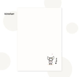 Queenie De Chihuahua  | Wenskaart A5 Formaat