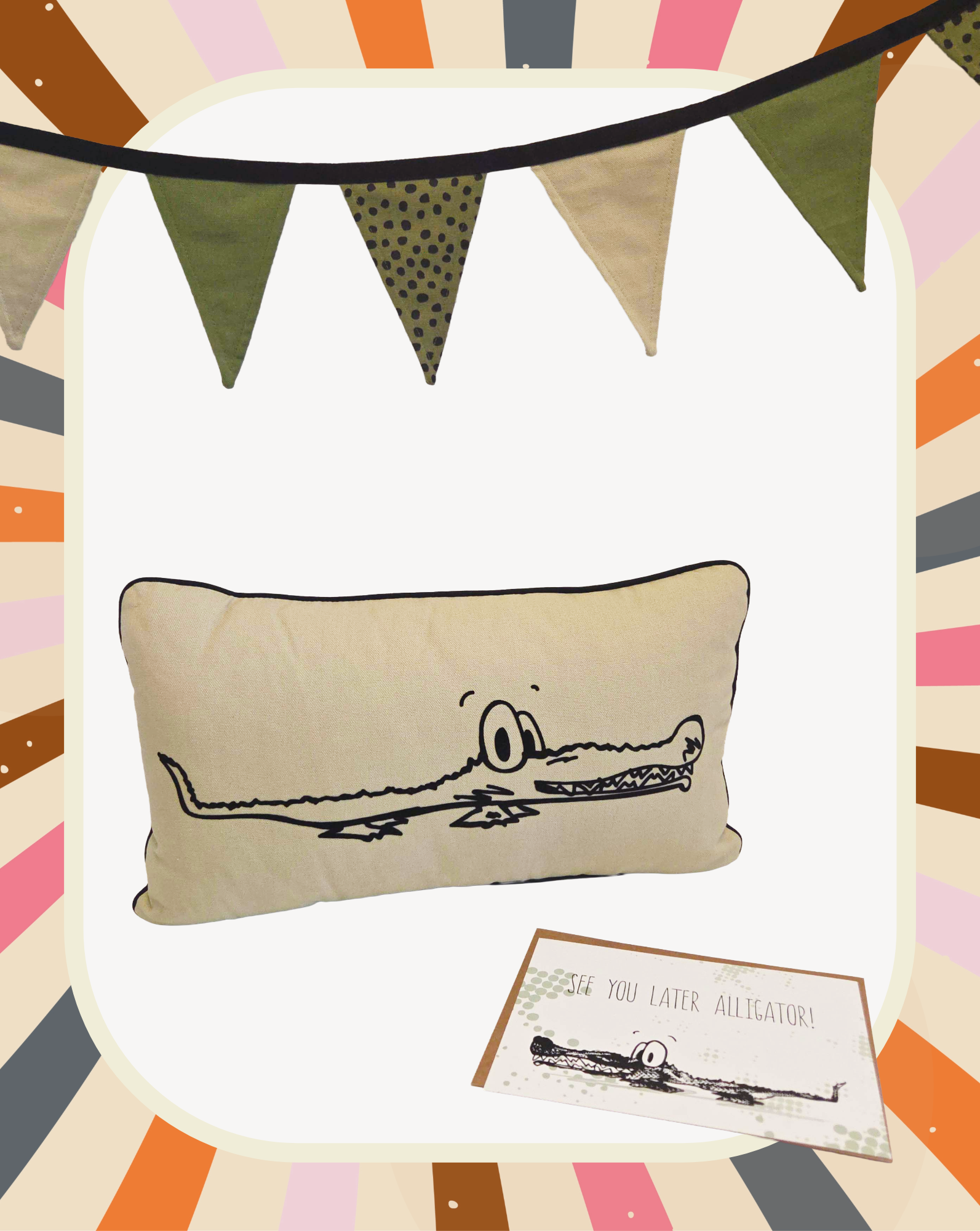 Cadeauset Alexander Alligator met gratis kaart!