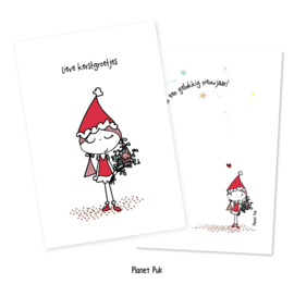 Kerstkaart -  lieve kerstgroetjes