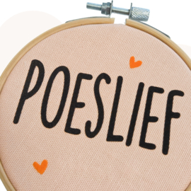 Wandhanger Poeslief - Peach - 11 cm