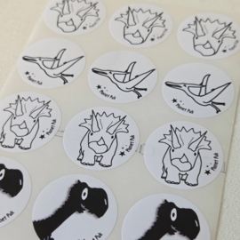 Sluitstickers Dino – stoere dino stickers