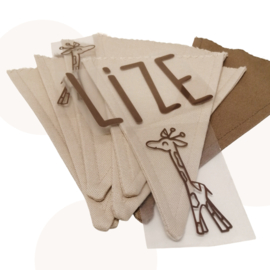 Benji Giraf kinderkamer decoratie, op maat gemaakt