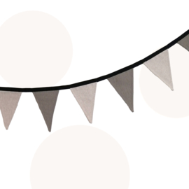 Vlaggenlijn Beige / Taupe - 2 meter